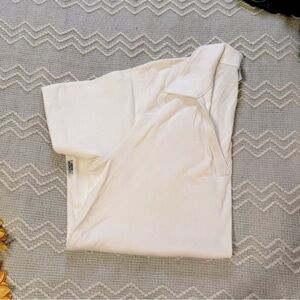 Liz Claiborne Collared Tee White | Women’s Extra Large (J)